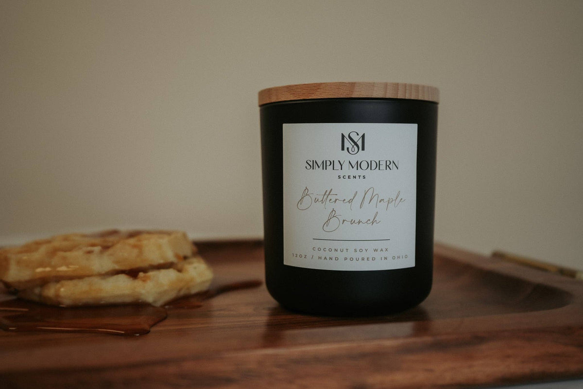 Buttered Maple Brunc Wax Candle