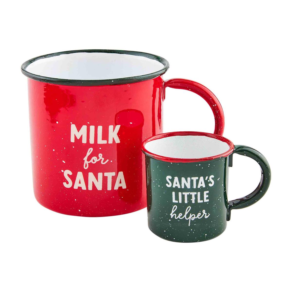 Santa Enamel Mug Set - Debs on 5th