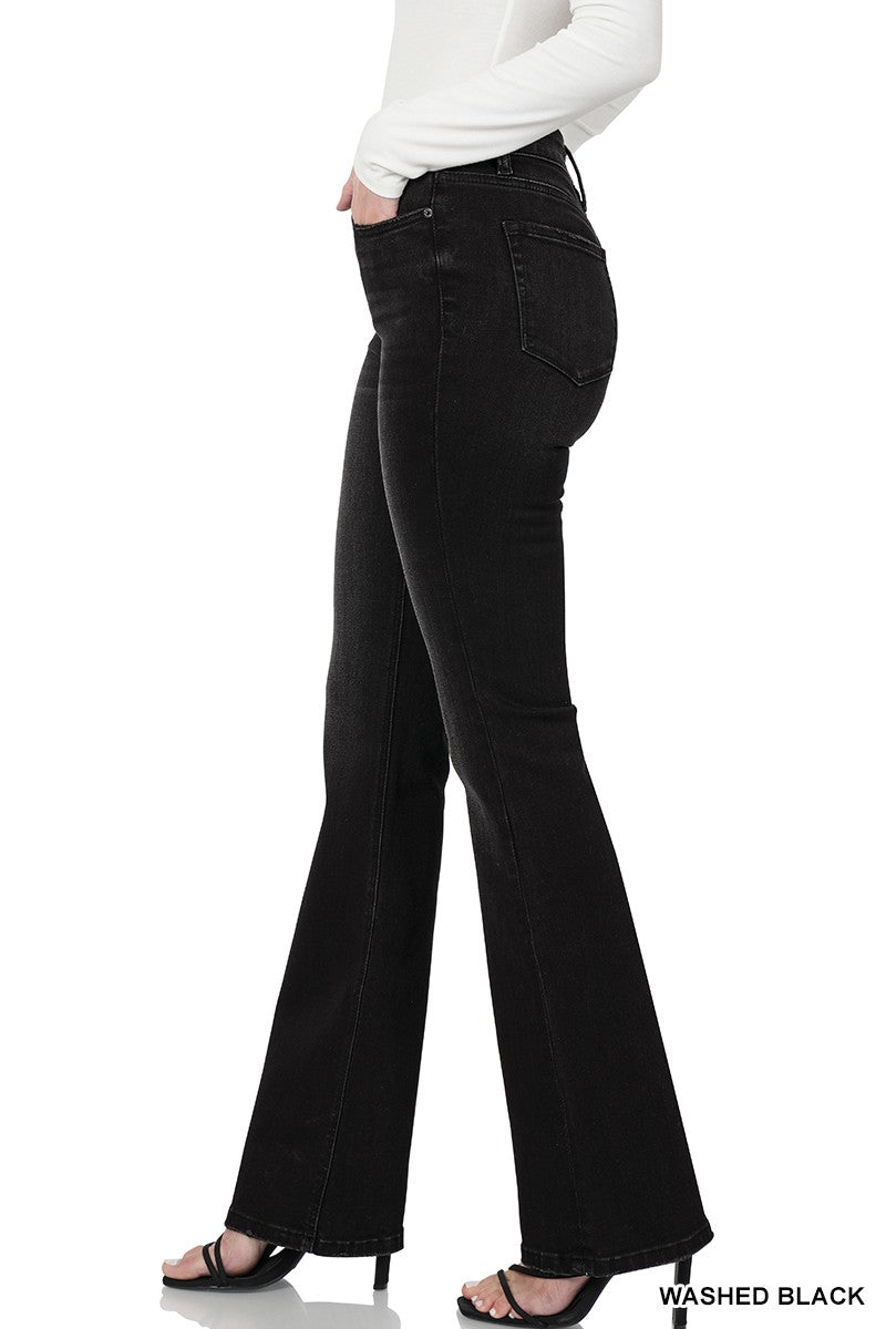 Mid Rise Bootcut Denim Pants - Debs on 5th