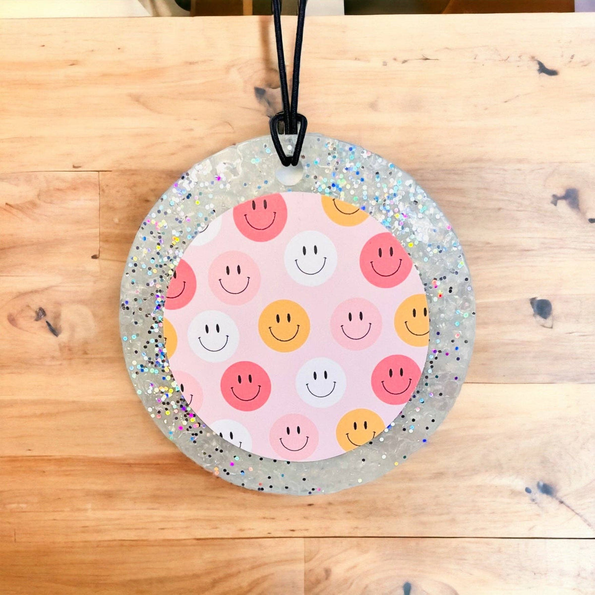 Smiley Cocoa Butter Cashmere Car Freshie