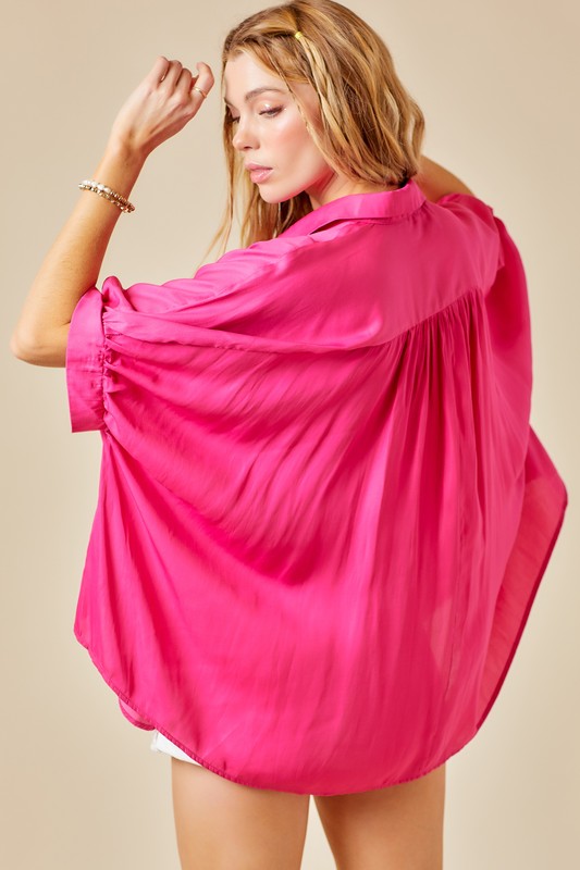 Simple Elegance Oversized Top - Debs on 5th