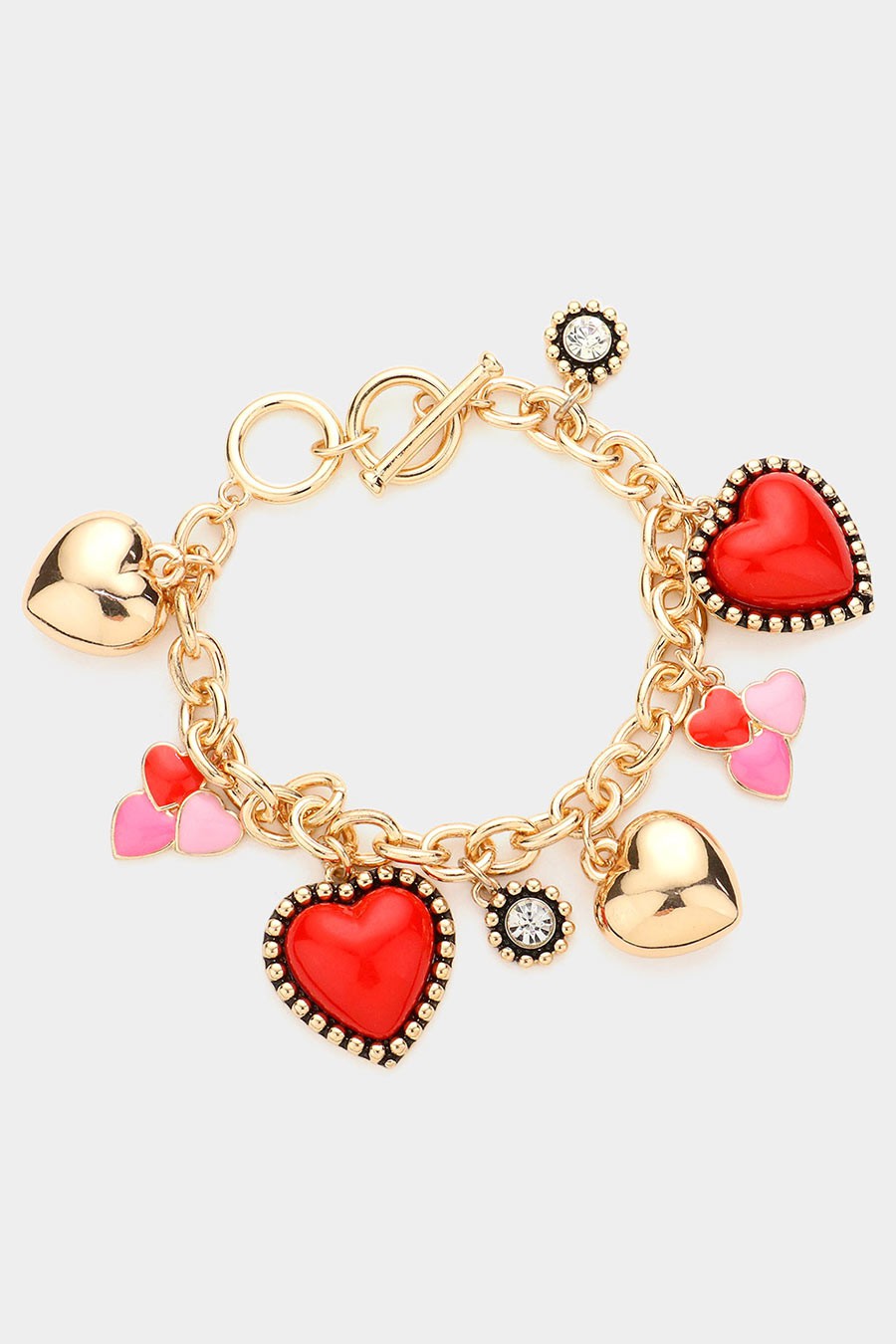 Heart Charm Bracelet