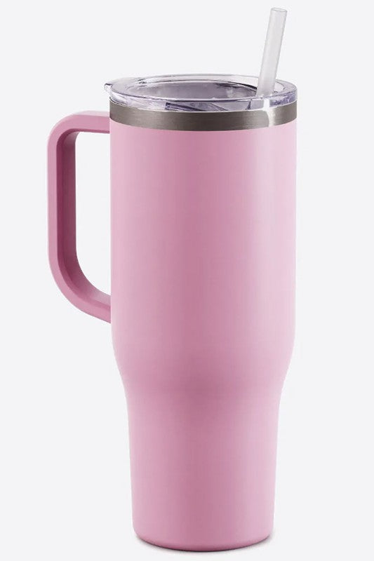 Stainless Steel Tumbler with Handle - Debs on 5th