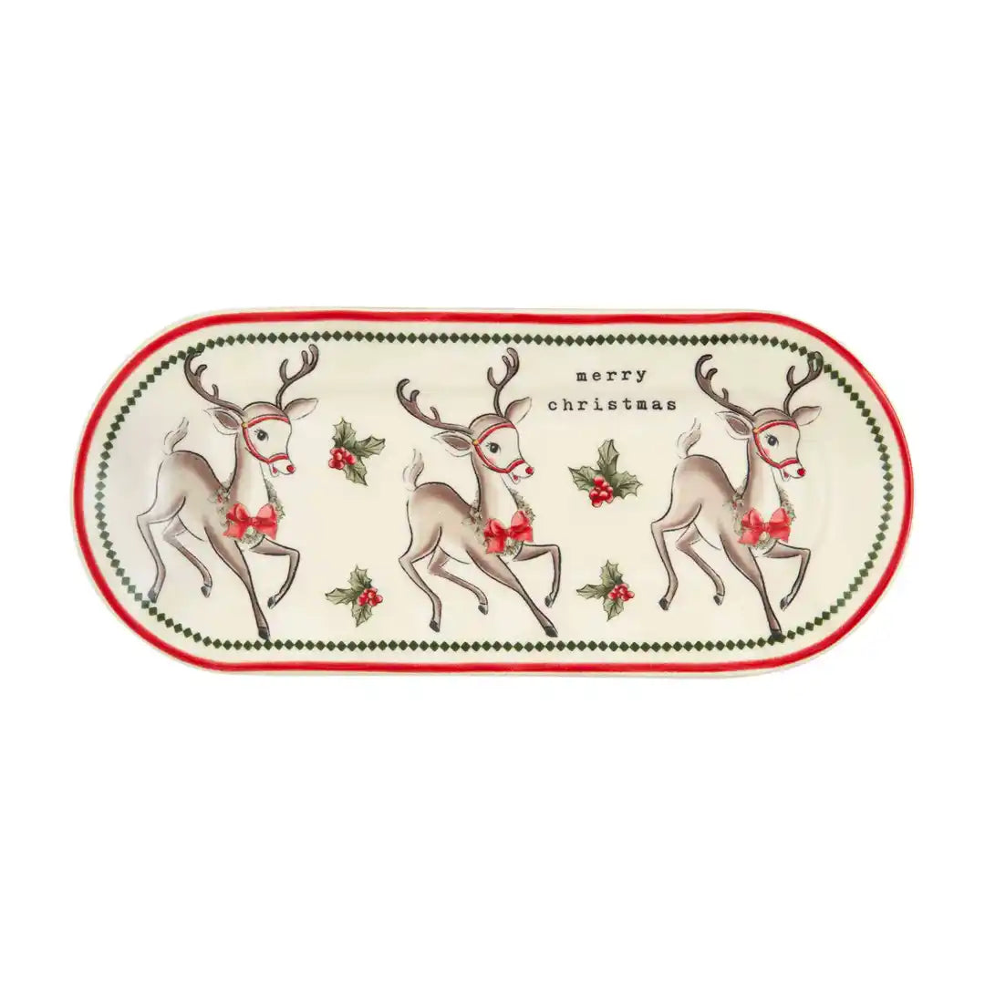 Vintage Christmas Everything Plates - Debs on 5th