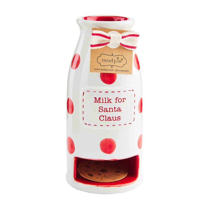 Santa Ceramic Milk and Cookies Jug - Debs on 5th