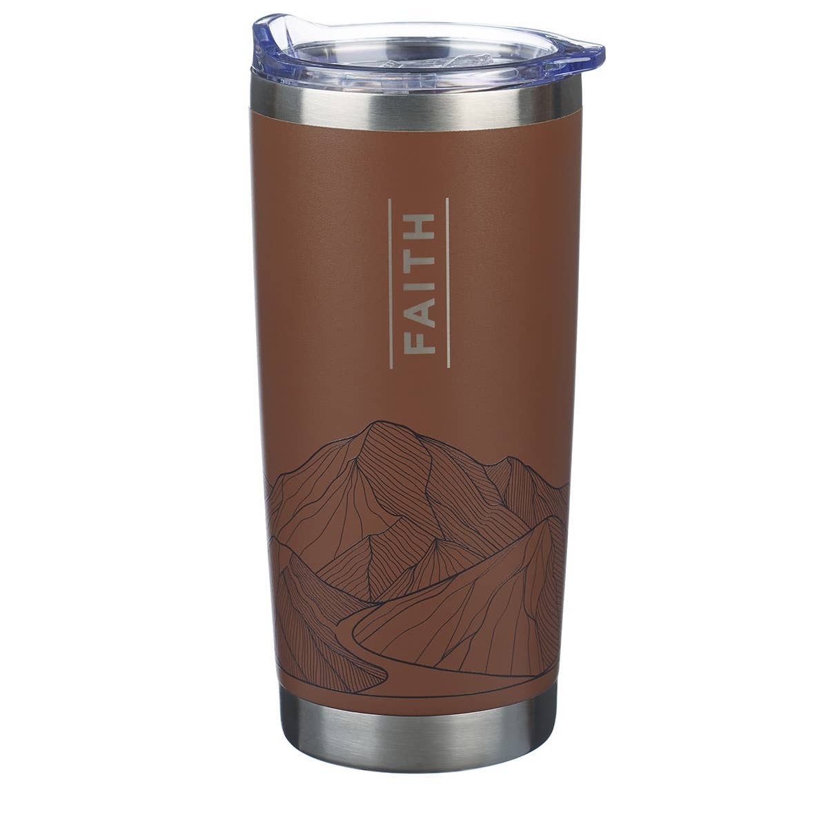 Tumbler SS Faith Mountains