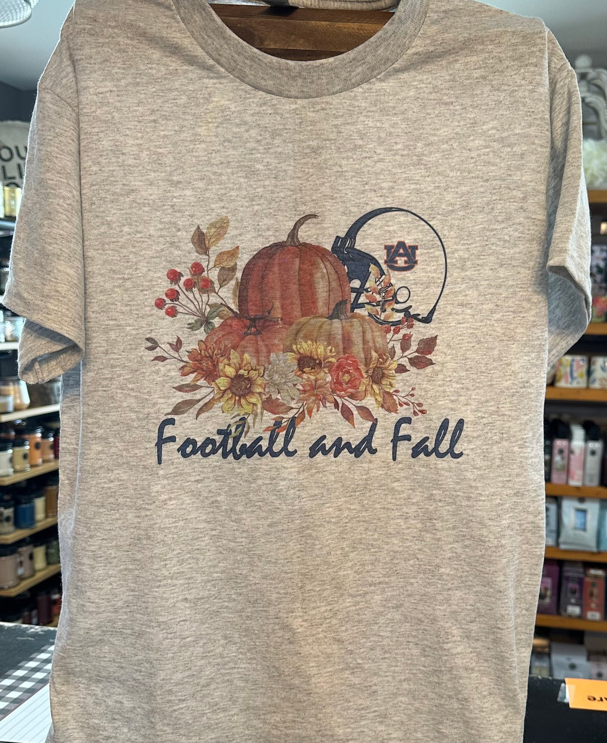 Auburn Football and Fall Graphic Top - Debs on 5th