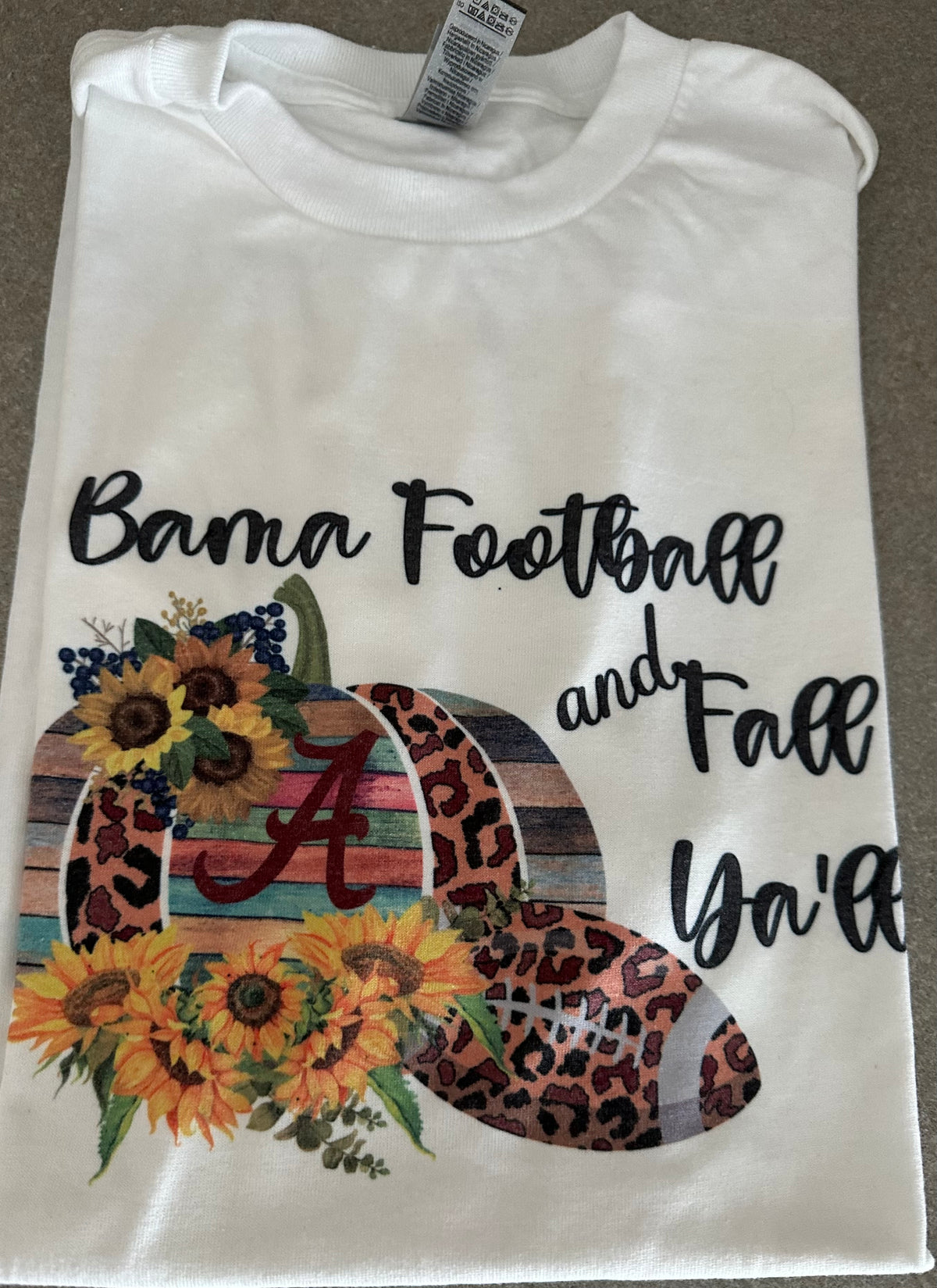 Football and Fall Ya'll Graphic Bama Top - Debs on 5th