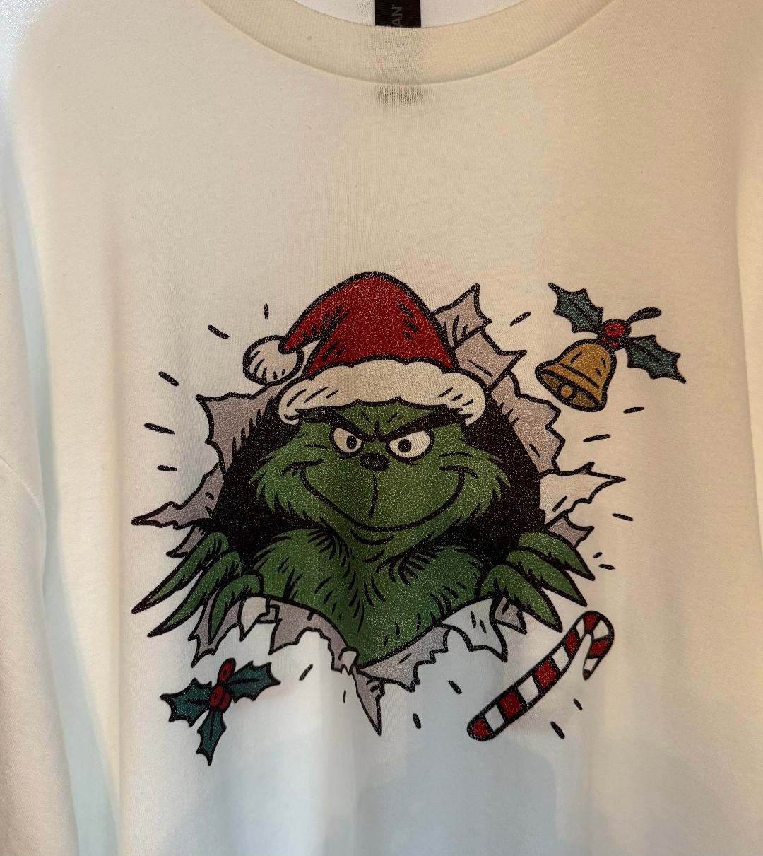 Grinch Front & Back Long Sleeve T-Shirt