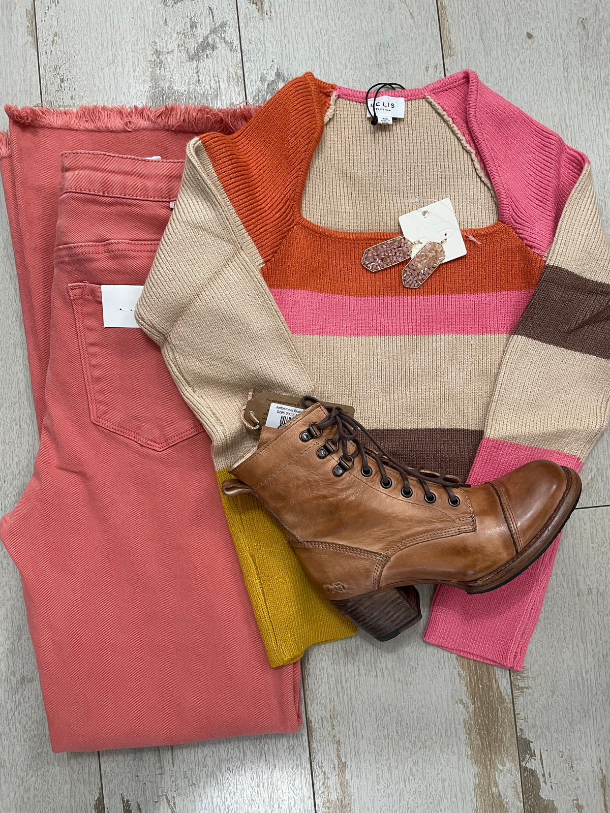 Mix It Up Color Block Top - Debs on 5th