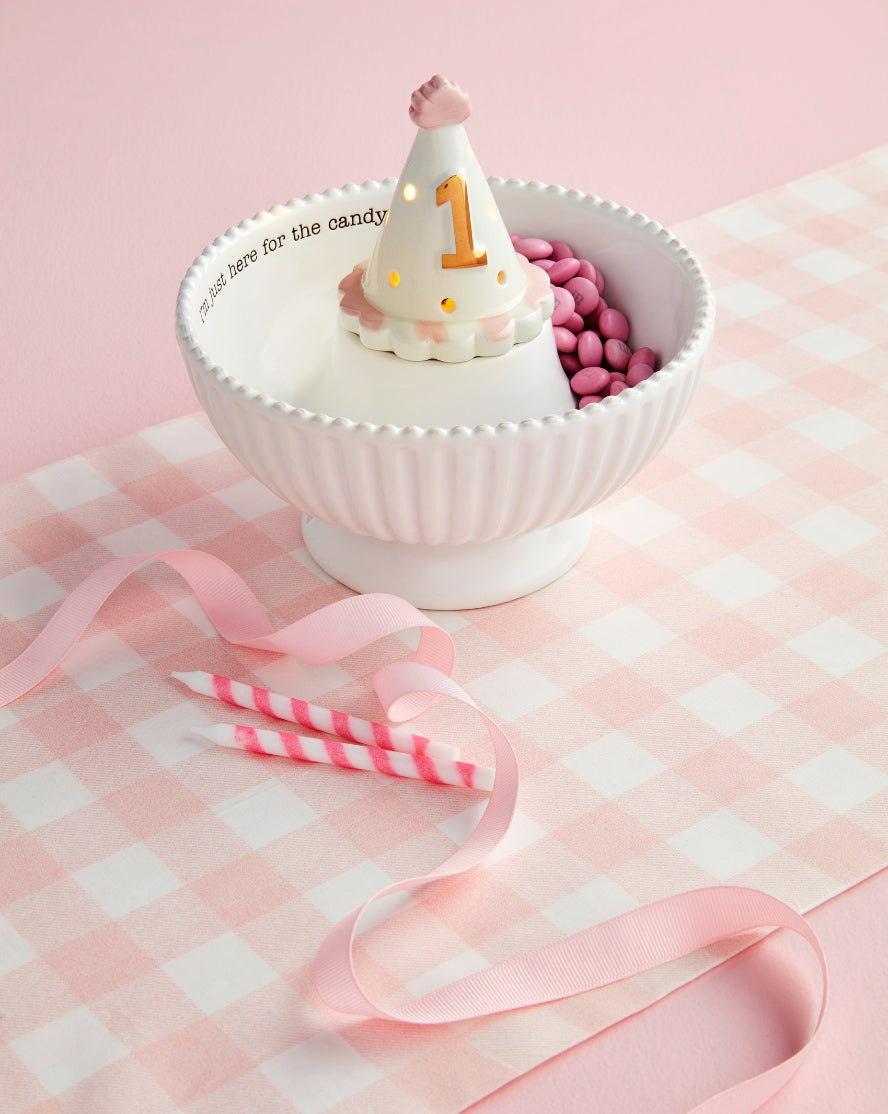 Ceramic Pedestal Candy Bowl