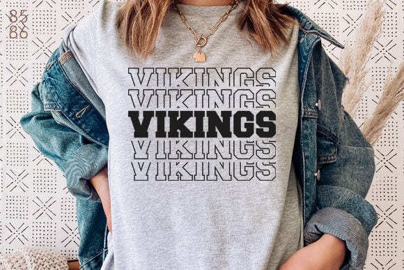 Vikings 5 Graphic Tee - Debs on 5th