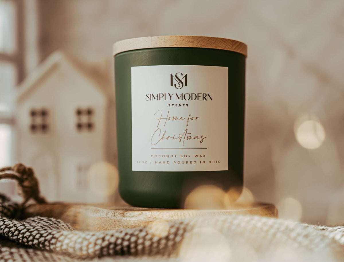 Home for Christmas | Green | Coconut Soy Wax Candle