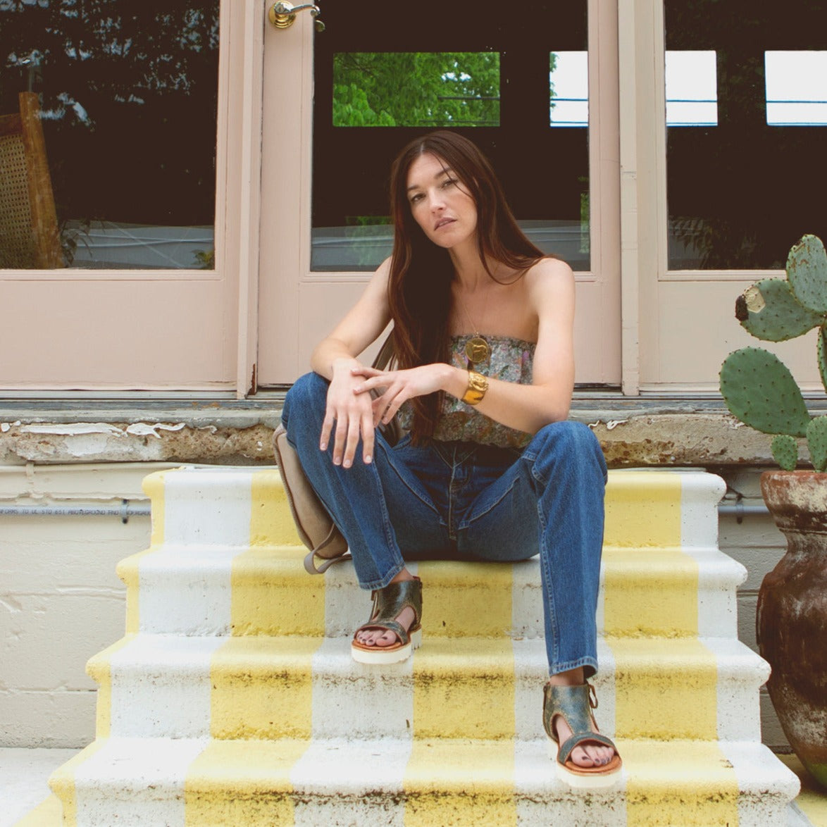 Zoe II Leather Sandal - Debs on 5th