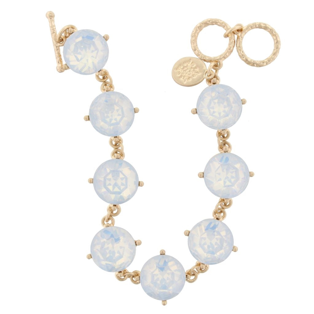 Rhinestone Linked Bracelet - Debs on 5th