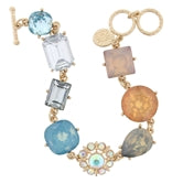 Rhinestone Linked Bracelet - Debs on 5th