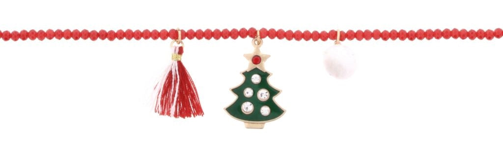 14" Beaded Necklace with Charm by Jane Marie - Debs on 5th