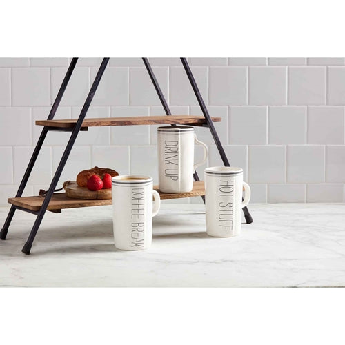 Tall Bistro Mugs - Debs on 5th