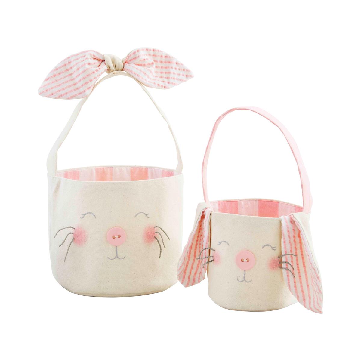 Canvas Bunny Basket Set - Debs on 5th