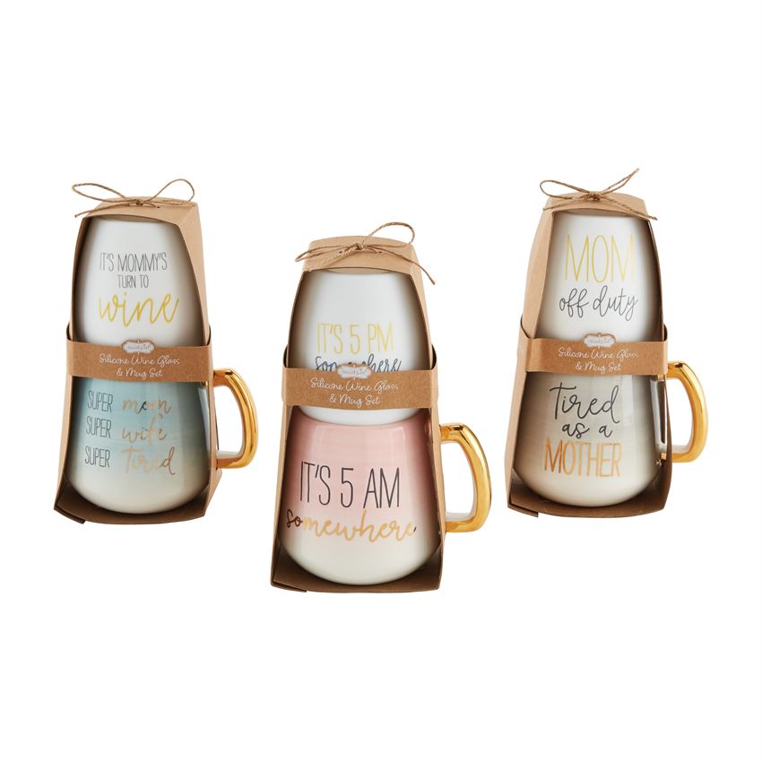 Silicone Wine Glass and Mug Set - Debs on 5th