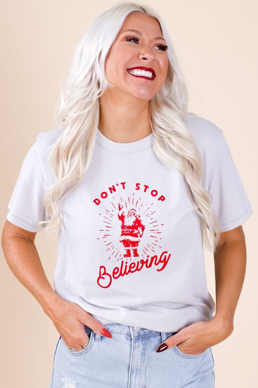 Don't Stop Believing Tee - Debs on 5th