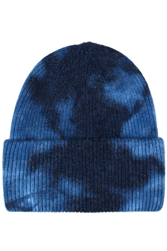 Women Double Layer Tie Dye Beanie - Debs on 5th