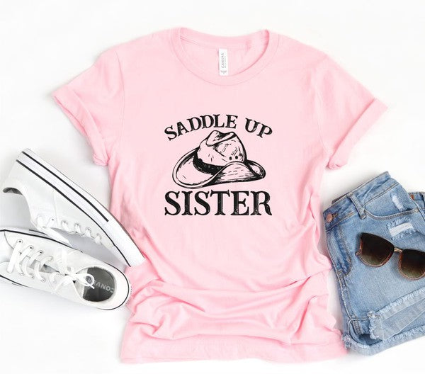 Saddle Up Sister Graphic Tee - Debs on 5th