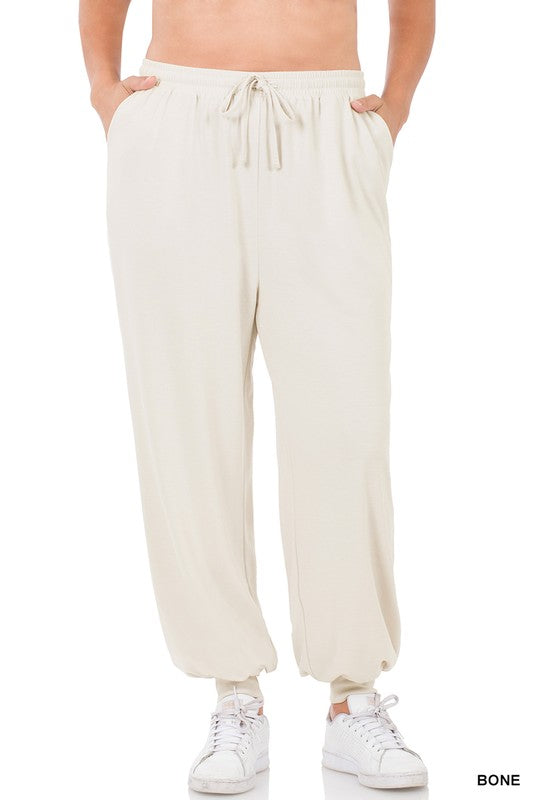 Soft French Terry Jogger Pants - Debs on 5th