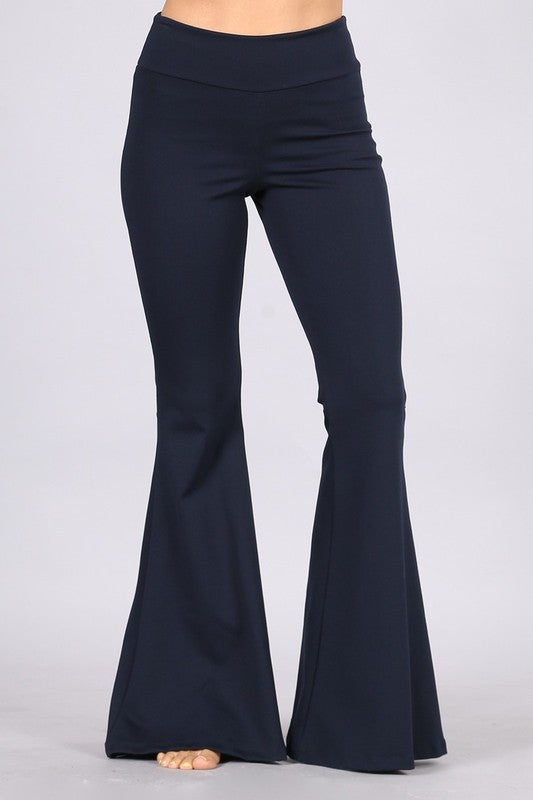 Wide Flared Pants w/Back Pockets - Debs on 5th
