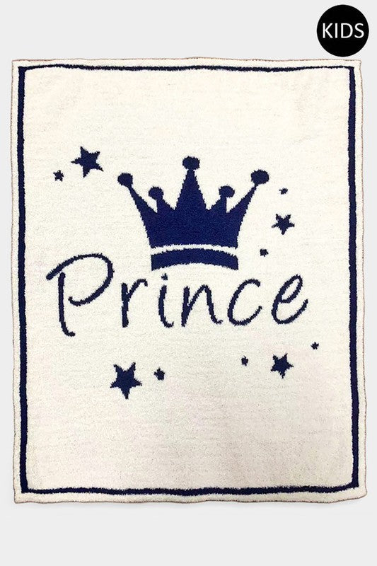 Crown Printed Kids Blanket - Debs on 5th