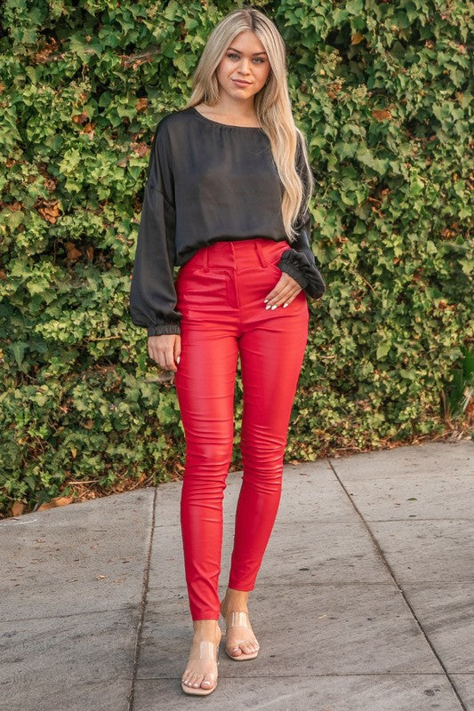 High Waist Skinny Pants - Debs on 5th