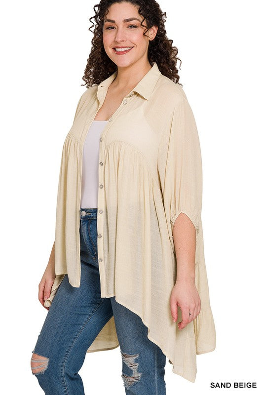 Afternoon Delight Hi-Low Tunic Top - Debs on 5th