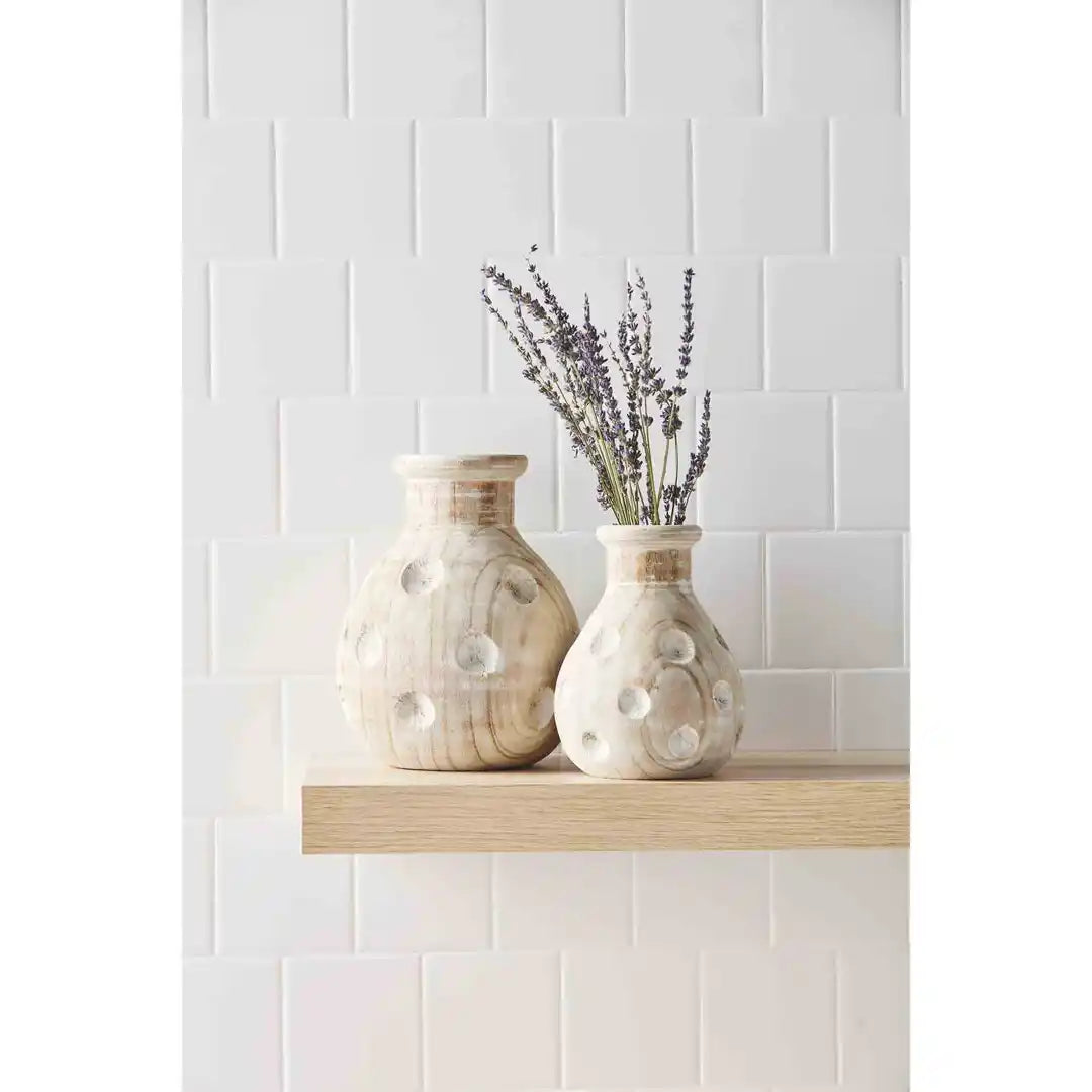 Large Paulownia Dotted Vase - Debs on 5th