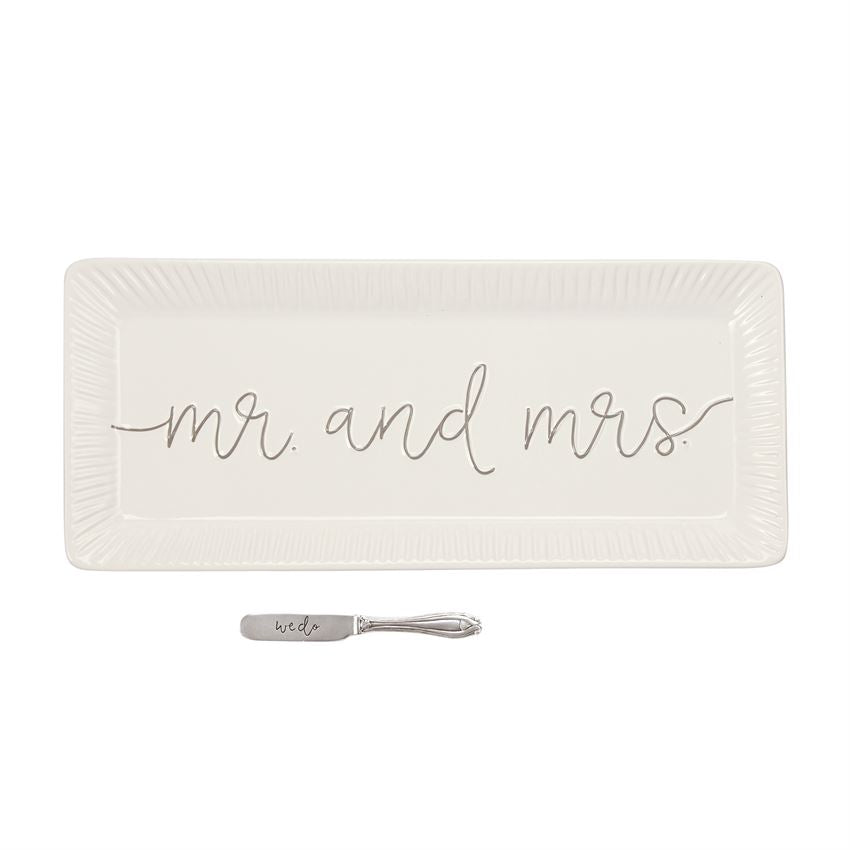 Mr & Mrs Hostess Tray Set - Debs on 5th