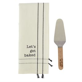 Circa Tassel Towel & Server Set - Debs on 5th