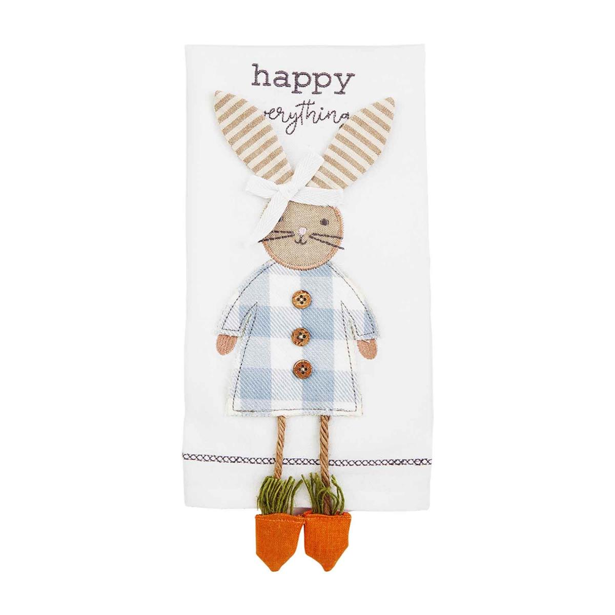 Bunny Dangle Leg Towels - Debs on 5th