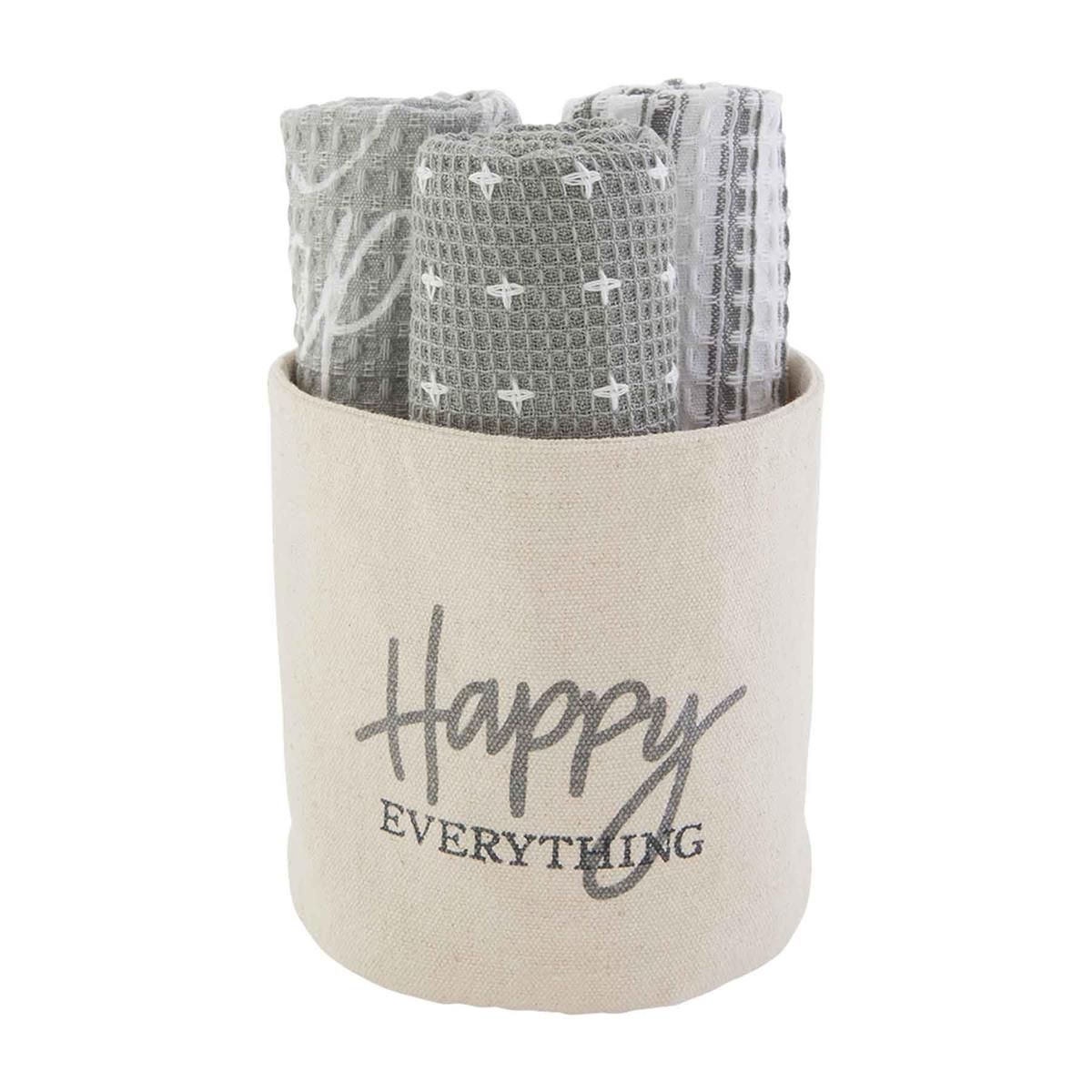 Happy Towel Bucket Set - Debs on 5th