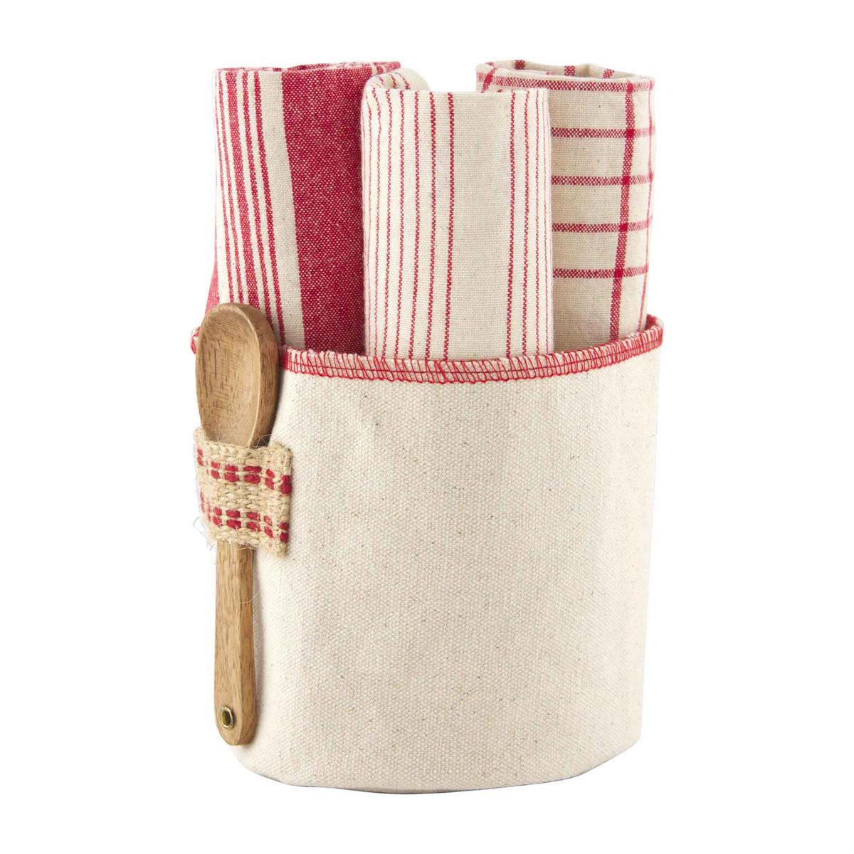 Holiday Towel Bucket Set - Debs on 5th