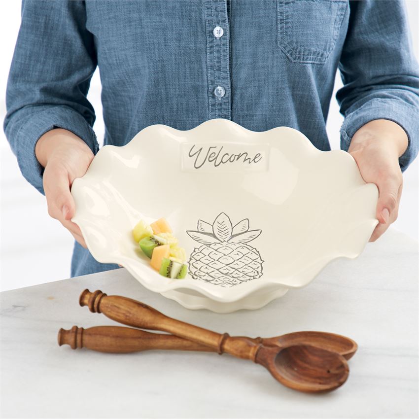 Welcome Ruffle Salad Set - Debs on 5th