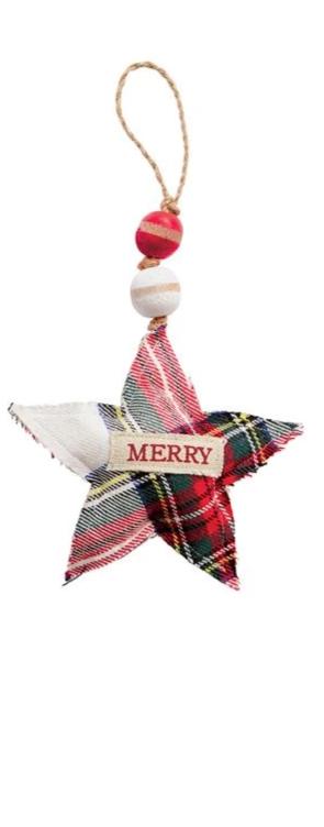 Tartan Stuffed Cotton Ornaments - Debs on 5th