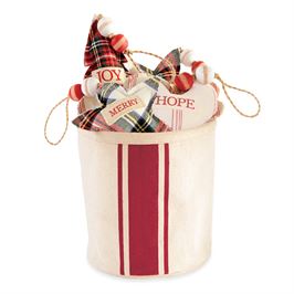 Tartan Stuffed Cotton Ornaments - Debs on 5th