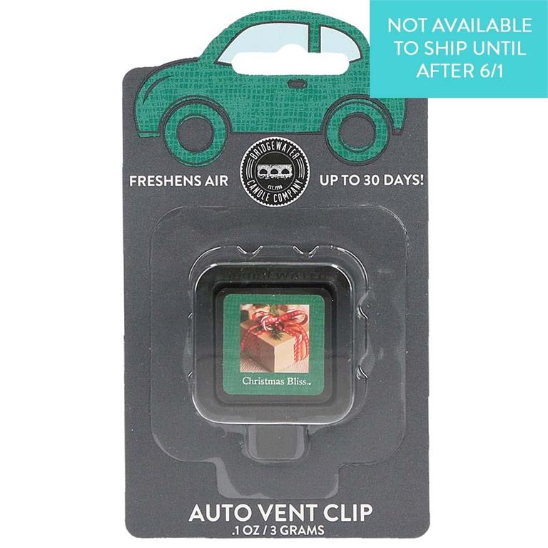 Christmas Bliss Auto Vent Clip - Debs on 5th