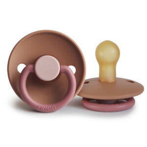 FRIGG Classic Natural Rubber Pacifier Size 0/6 Months - Debs on 5th