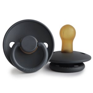 FRIGG Classic Natural Rubber Pacifier Size 0/6 Months - Debs on 5th