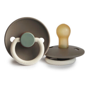 FRIGG Classic Natural Rubber Pacifier Size 0/6 Months - Debs on 5th