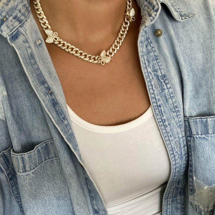 Mariah Butterfly Necklace - Debs on 5th