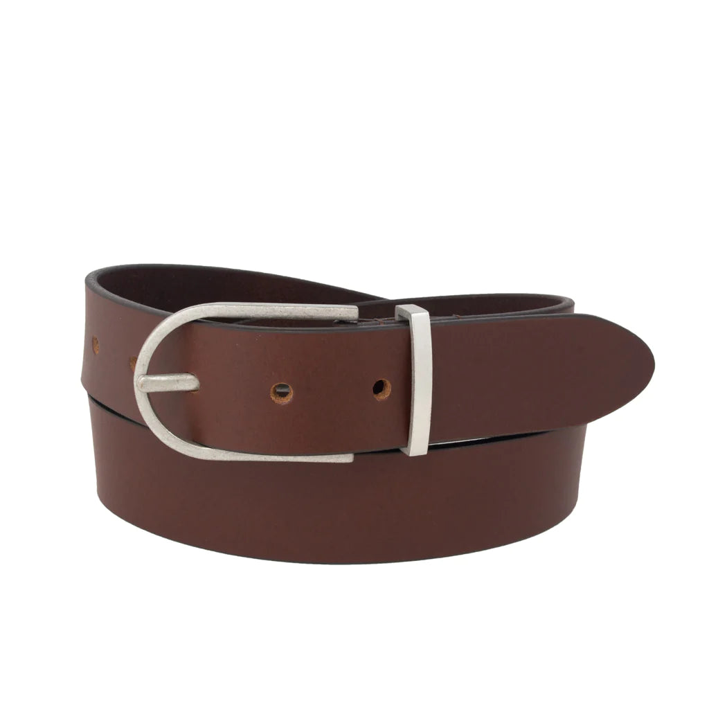 35MM Heavyweight Genuine Leather Belt - Debs on 5th