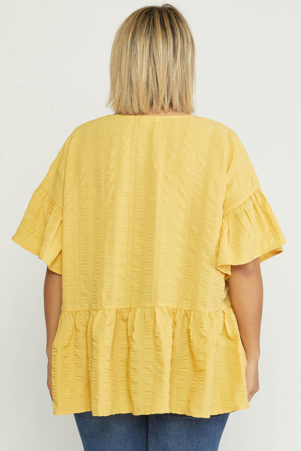 Taking it Easy Peplum Top - Debs on 5th