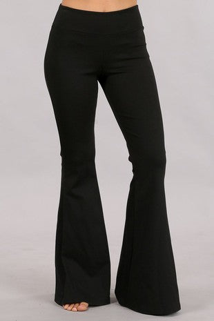Wide Flared Pants w/Back Pockets - Debs on 5th